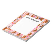 Personalisiert Leopard Notepad Notizblock (Rotiert)