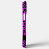 Personalisiert Leopard Print Magenta Case-Mate iPhone Hülle (Rückseite / Rechts)
