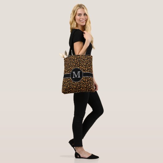 Personalisiert Leopard Tasche (Am Model)