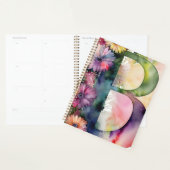 Personalisiert Letter B Floral Watercolor-Notebook Planer (Anzeige)