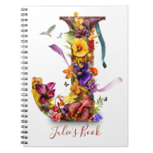 Personalisiert-Letter-J-Notebook