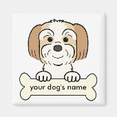 Personalisiert Lhasa Apso Magnet (Vorne)