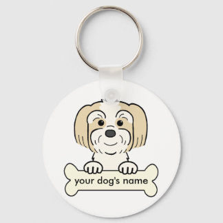 Personalisiert Lhasa Apso Schlüsselanhänger
