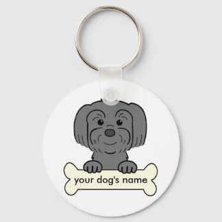 Personalisiert Lhasa Apso Schlüsselanhänger