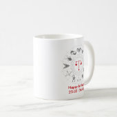 Personalisiert Libra Zodiac Geburtstagsgeschenk Kaffeetasse (VorderseiteRechts)