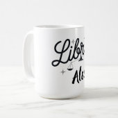 Personalisiert Libra Zodiac Signa Art Kaffeetasse (Vorderseite Links)