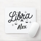 Personalisiert Libra Zodiac Signa Art Mousepad (Mit Mouse)