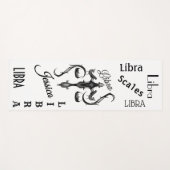 Personalisiert Libra Zodiac Yoga Mat Yogamatte (Vorderseite (Horizontal))