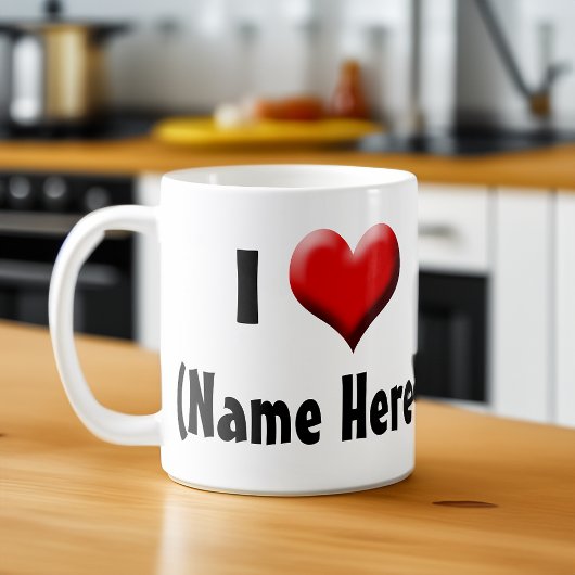 Personalisiert Liebe... Valentinstag Kaffeetasse
