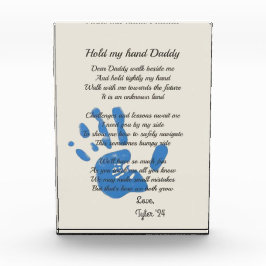 Personalisiert Lieber Daddy Geem Fotoblock