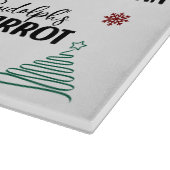 Personalisiert Lieber Santa Schneidebrett (Ecke)
