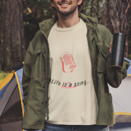 Personalisiert Life ist ein Song-Tee T-Shirt