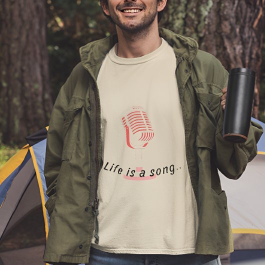 Personalisiert Life ist ein Song-Tee T-Shirt