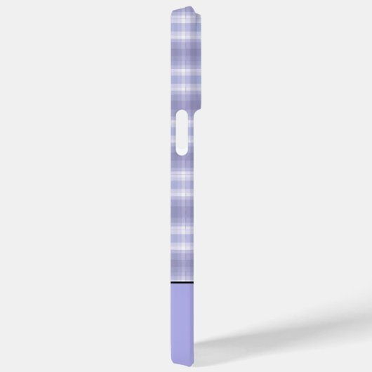 Personalisiert Lila Kariertes iPhone 14 Pro Max Fa Case-Mate iPhone Hülle (Rückseite / Rechts)