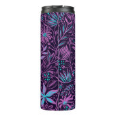 Personalisiert Lila Paisley Thermosbecher (Rückseite)