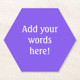 Personalisiert Lila Untersetzer