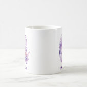 Personalisiert Lilac Fairy Monogram G Kaffeetasse (Mittel)