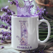 Personalisiert Lilac Fairy Monogram I Kaffeetasse