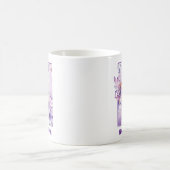 Personalisiert Lilac Fairy Monogram N Kaffeetasse (Mittel)