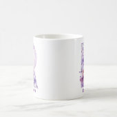 Personalisiert Lilac Fairy Monogram R Kaffeetasse (Mittel)