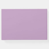 Personalisiert Lilac Gästebuch (Rückseite)