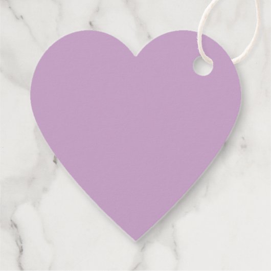 Personalisiert Lilac Geschenkanhänger (Rückseite)