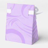 Personalisiert Lilac Scalloped Frame Favor Box Geschenkschachtel (Rückseite)