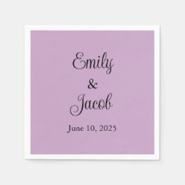 Personalisiert Lilac Serviette