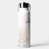 Personalisiert Lilies Trinkflasche (Vorderseite)