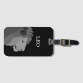 Personalisiert Lion Animal Wildlife Leo Zodiac Zei Gepäckanhänger (Vorderseite (Horizontal))