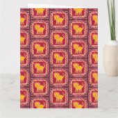 Personalisiert Lion Collage Print Birthday Card Karte (Rückseite)