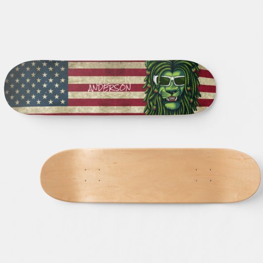 Personalisiert Lion King Skateboard (Horizontal)
