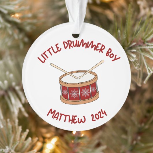 Personalisiert Little Drummer Boy Ornament (Baum)