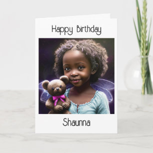 Personalisiert Little Girl Happy Birthday Karte