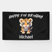 Personalisiert Little Tiger Cub Geburtstag Banner (Horizontal)