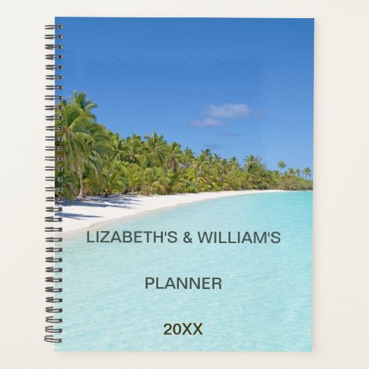 Personalisiert LIZAETH'S & WILLIAM['S PLANNER Planer (Vorderseite)