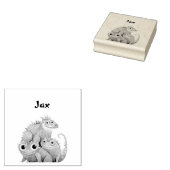 Personalisiert Lizard Gummistempel (Stempel)
