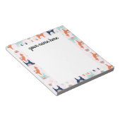 Personalisiert Llama Notepad Notizblock (angewinkelt)