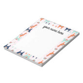 Personalisiert Llama Notepad Notizblock (Rotiert)