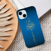 Personalisiert Lotus & Om - Individuelle Name Mini Case-Mate iPhone Hülle