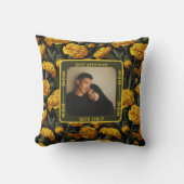 Personalisiert Lovebird Vow Renewal Throw Kissen (Vorderseite)