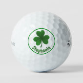 Personalisiert Lucky Kleeblatt Taylor Made Golf Ba Golfball (Vorderseite)