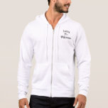 Personalisiert Lucky Mr. Gift für Groom Honeymoon Hoodie<br><div class="desc">personalisierter glücklicher Name Hoodie,  Verlobung Geschenk für Bräutigam Jumper,  Verlobte präsentieren Reißverschluss letzte,  moderne Schwarz-weiße Uni,  vor kurzem verlobte Ankündigung Jungfraunacht,  Bachelor Reise angepasste Flitterwochen Outfit,  Weihnachts valentiner bester Freund Typ,  Jubiläum Geburtstagsfeier ihn,  Sweatshirt Sweater Shirt von Braut,  Mann Mann Mann,  Mann frischer Freund</div>