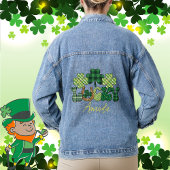 Personalisiert-Lucky-St-Patricks-Tag Jeansjacke