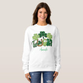 Personalisiert-Lucky-St-Patricks-Tag Sweatshirt (Vorne ganz)