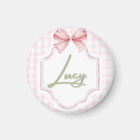 Personalisiert Lucy Baby Girl Kinderzimmer Bow&Gin