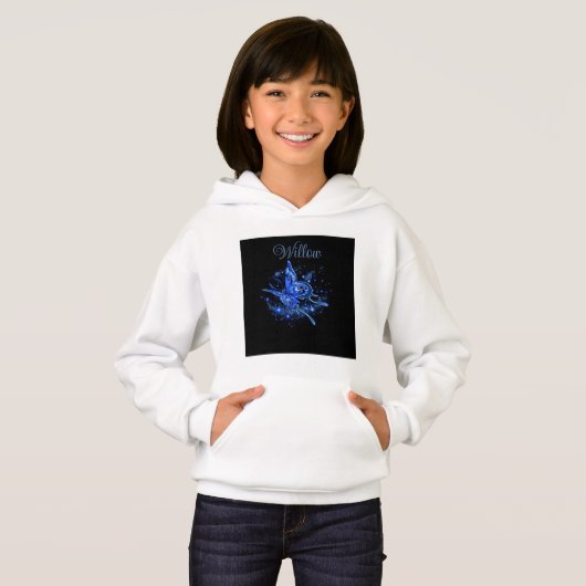 Personalisiert Lunar Moth Hoodie (Vorne ganz)