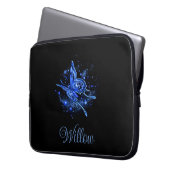 Personalisiert Lunar Moth Laptopschutzhülle (Vorderseite Links)