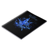 Personalisiert Lunar Moth Notizblock (Linke Seite)