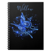 Personalisiert Lunar Moth Notizblock (Vorderseite)